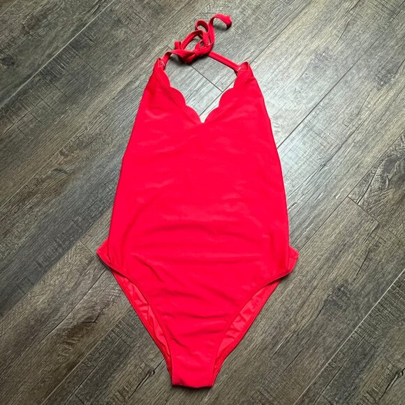 Hollister by Abercrombie & Fitch Red One Piece Swim Suit ((size Small)) - Picture 1 of 4